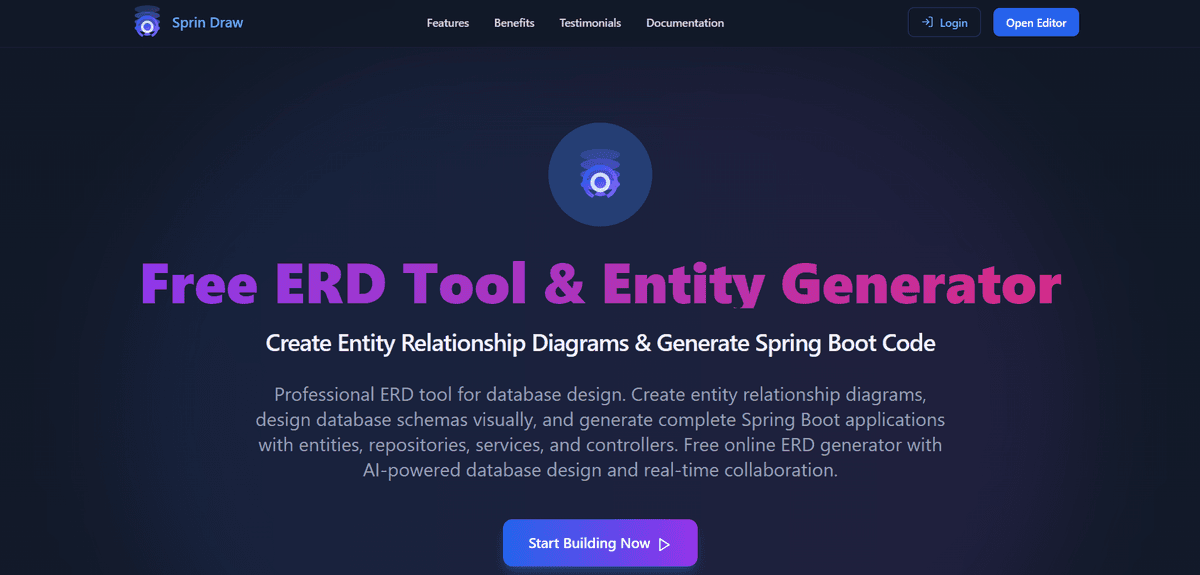 Spring Draw - ERD Tool