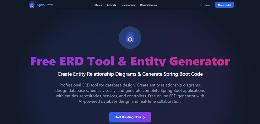 Spring Draw - ERD Tool