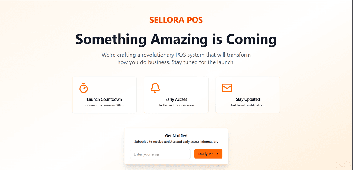 Sellora POS System